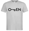 Чоловіча футболка Open ключ Сірий фото