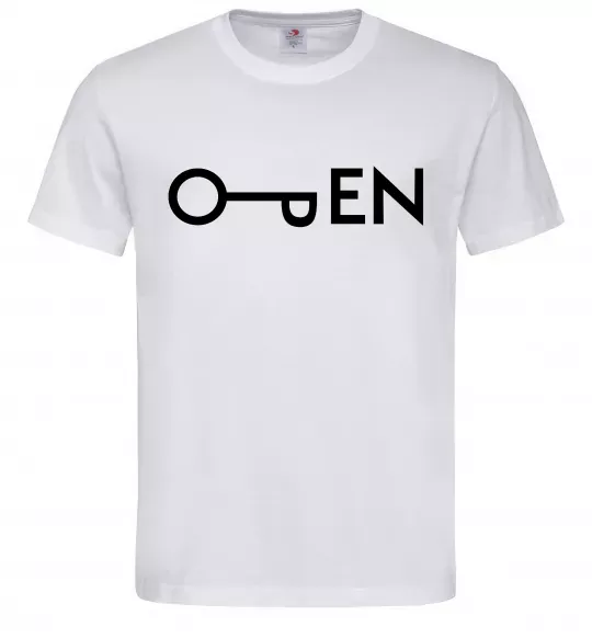 Чоловіча футболка Open ключ Білий фото