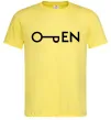 Чоловіча футболка Open ключ Лимонний фото