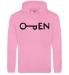 Мужская толстовка (худи) Open ключ Розовый фото