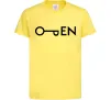 Детская футболка Open ключ Лимонный фото