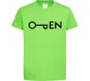 Детская футболка Open ключ Лаймовый фото