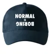 Кепка Normal is boring Темно-синій фото