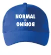 Кепка Normal is boring Яскраво-синій фото