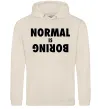 Женская толстовка (худи) Normal is boring Таш Женская толстовка (худи) Normal is boring Таш фото