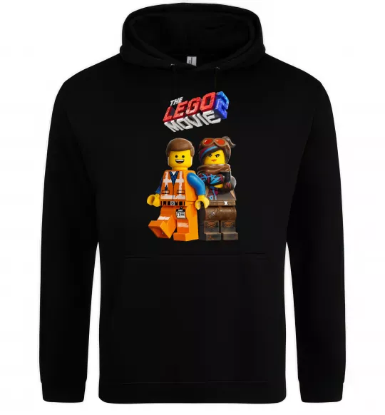 Мужская толстовка (худи) The Lego movie 2 Черный фото