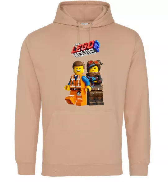 Мужская толстовка (худи) The Lego movie 2 Песочный фото