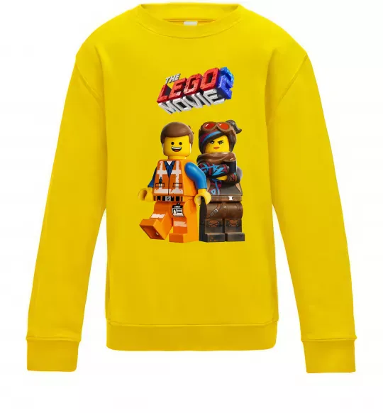 Дитячий світшот The Lego movie 2 Сонячно жовтий фото
