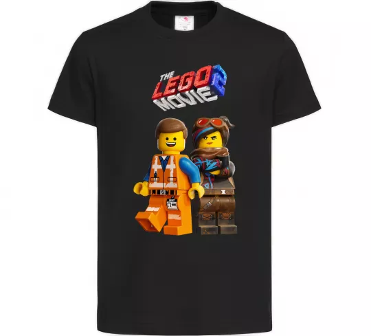 Дитяча футболка The Lego movie 2 Чорний фото
