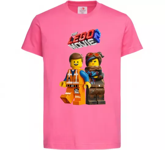 Дитяча футболка The Lego movie 2 Яскраво-рожевий фото