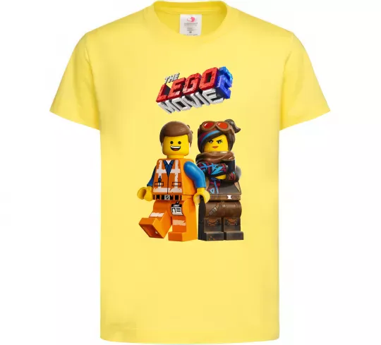 Дитяча футболка The Lego movie 2 Лимонний фото
