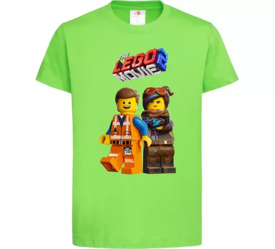 Дитяча футболка The Lego movie 2 Лаймовий фото