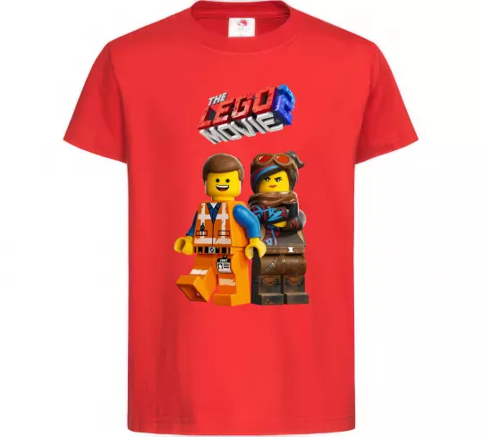 Дитяча футболка The Lego movie 2 Червоний фото