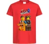 Дитяча футболка The Lego movie 2 Червоний фото