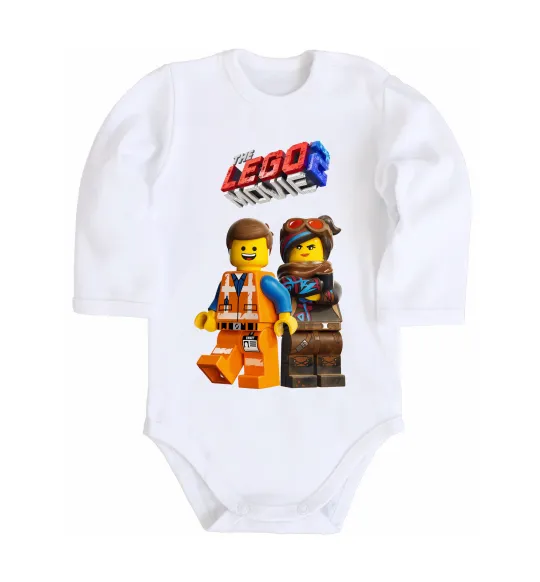 Детский боди The Lego movie 2 Белый фото