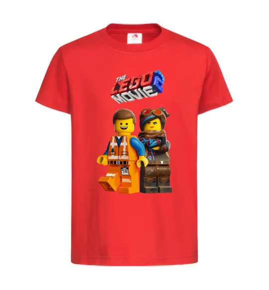 Дитяча футболка The Lego movie 2 Червоний фото