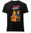 Мужская премиум футболка The Lego movie 2 Черный фото