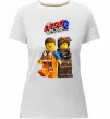 Женская премиум футболка The Lego movie 2 Белый фото