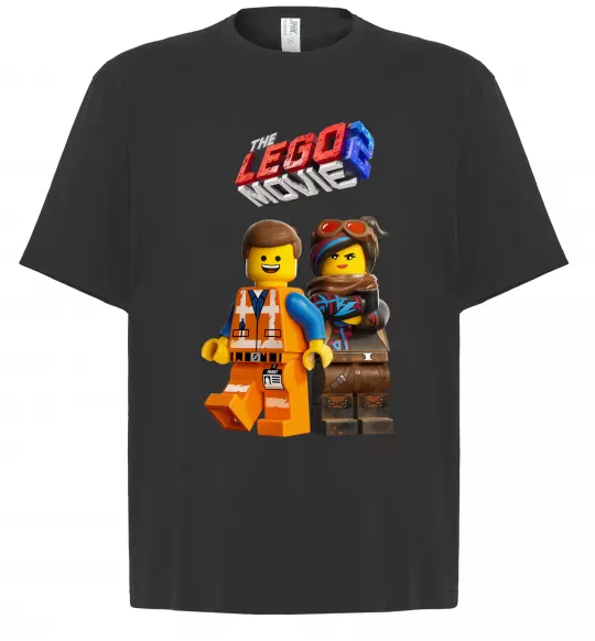 Футболка Оверсайз The Lego movie 2 Черный фото