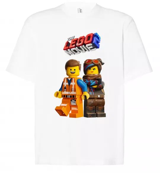 Футболка Оверсайз The Lego movie 2 Белый фото