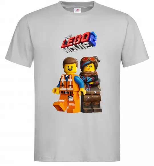 Мужская футболка The Lego movie 2 Серый фото
