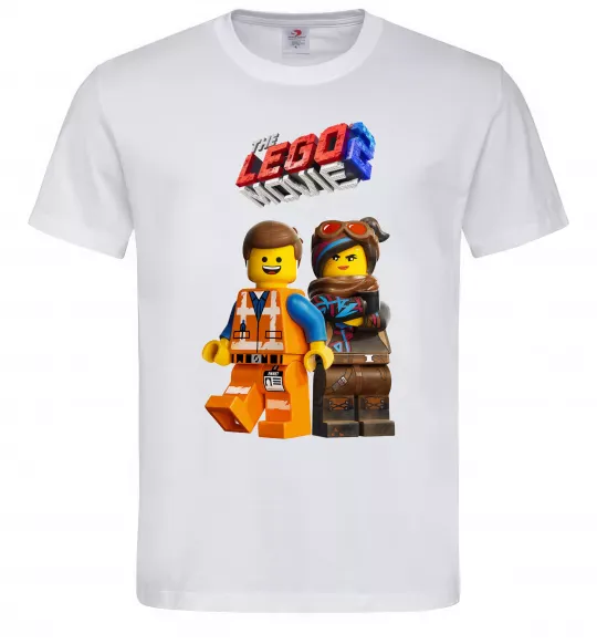 Мужская футболка The Lego movie 2 Белый фото