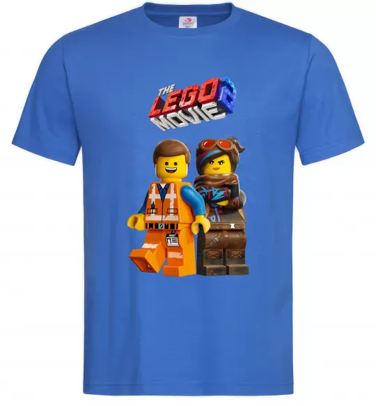 Мужская футболка The Lego movie 2 Ярко-синий фото