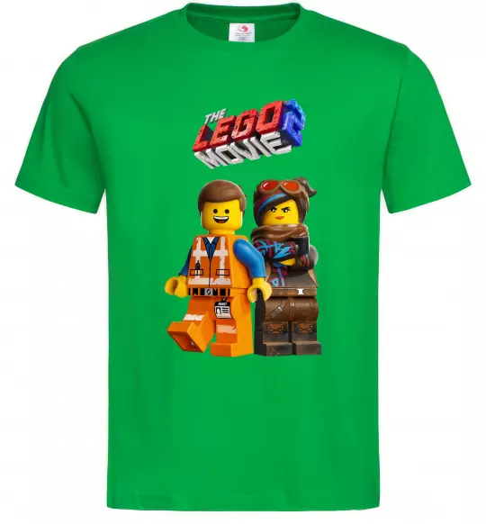 Мужская футболка The Lego movie 2 Зеленый фото
