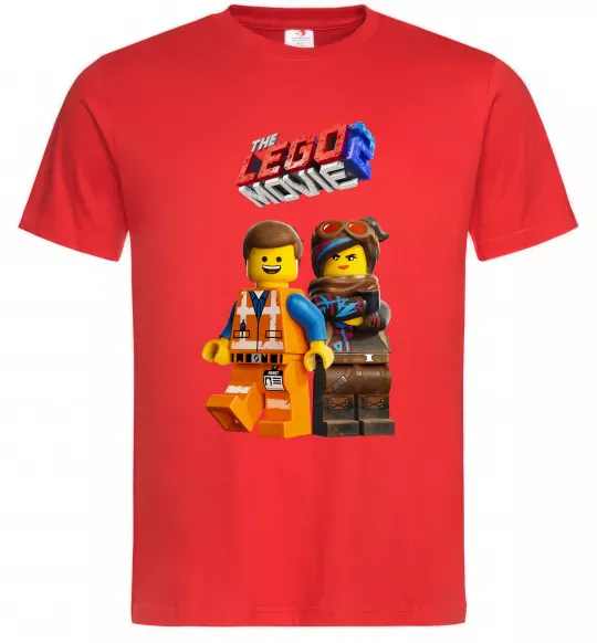 Мужская футболка The Lego movie 2 Красный фото