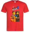 Мужская футболка The Lego movie 2 Красный фото