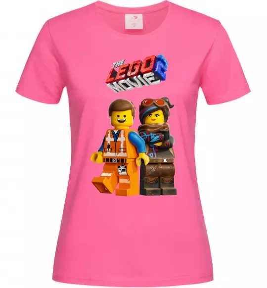 Жіноча футболка The Lego movie 2 Яскраво-рожевий фото