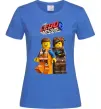 Жіноча футболка The Lego movie 2 Яскраво-синій фото