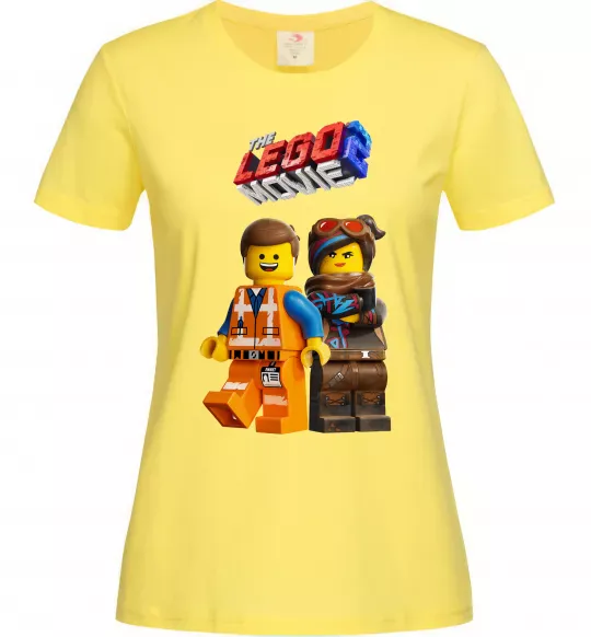 Жіноча футболка The Lego movie 2 Лимонний фото