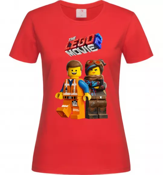 Жіноча футболка The Lego movie 2 Червоний фото