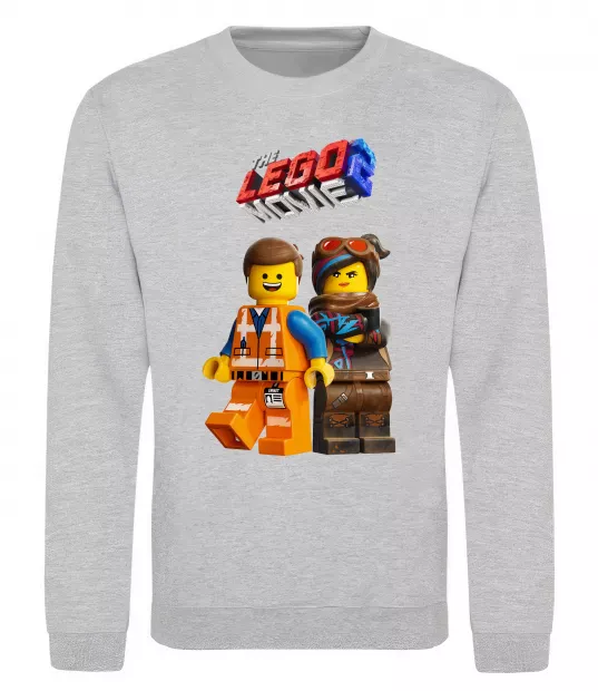 Світшот The Lego movie 2 Сірий меланж фото