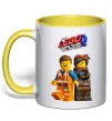 Чашка с цветной ручкой The Lego movie 2 Солнечно желтый фото
