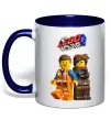 Чашка с цветной ручкой The Lego movie 2 Глубокий темно-синий фото
