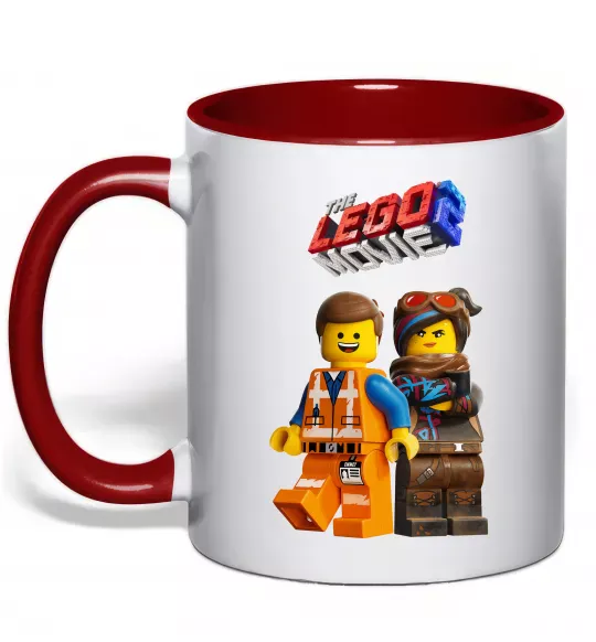 Чашка с цветной ручкой The Lego movie 2 Красный фото