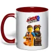 Чашка с цветной ручкой The Lego movie 2 Красный фото