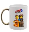 Чашка с цветной ручкой The Lego movie 2 Золото фото