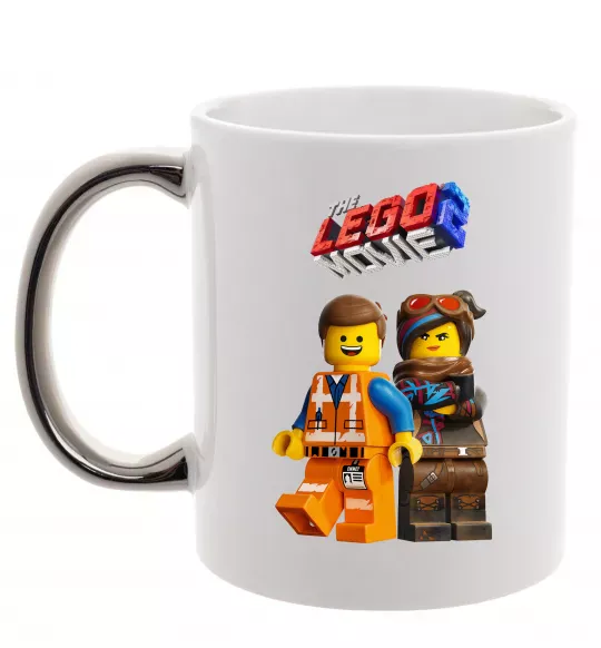 Чашка с цветной ручкой The Lego movie 2 Серебро фото
