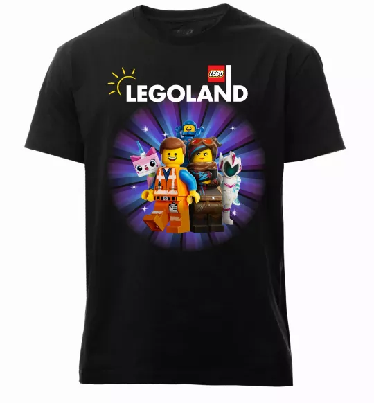 Чоловіча преміум футболка Legoland Чорний фото