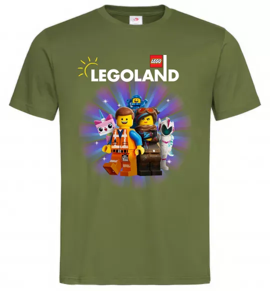Мужская футболка Legoland Оливковый фото