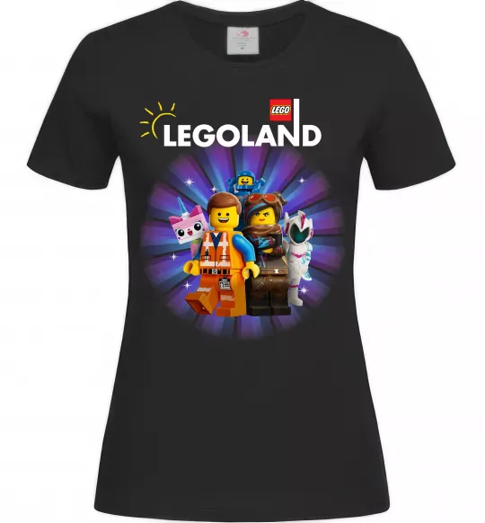 Жіноча футболка Legoland Чорний фото