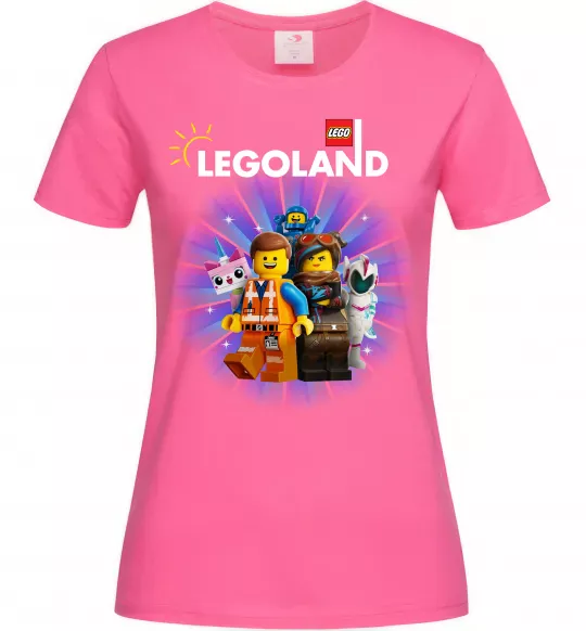 Жіноча футболка Legoland Яскраво-рожевий фото