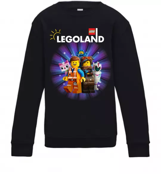 Детский Свитшот Legoland Черный фото