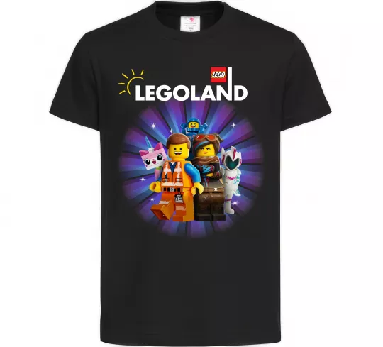 Дитяча футболка Legoland Чорний фото