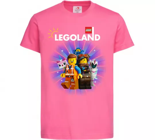 Дитяча футболка Legoland Яскраво-рожевий фото