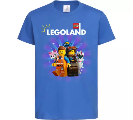 Дитяча футболка Legoland Яскраво-синій фото