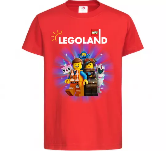 Дитяча футболка Legoland Червоний фото